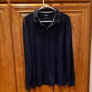 Alfani Men's Dark Blue Polo Shirt